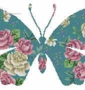 Madame Butterfly by Maria Diaz from Cross Stitcher UK 283