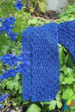 Delphinium Scarf by Julie Sprague/Stoneview-Free