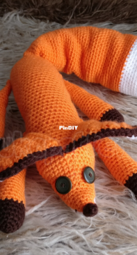 NoukoPatterns - Mr. Fox Plushie - English