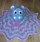 Crochet hippo