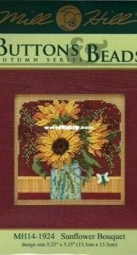 Mill Hill Buttons & Beads Autumn Series MH14-1924 Sunflower Bouquet XSD