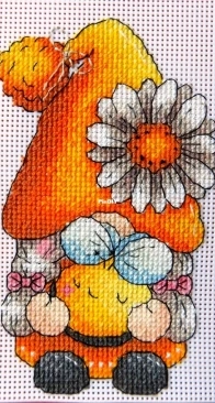 Gnome with a bee