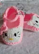 Damn it Janet  lets crochet -  Janet Carrillo - Hello Kitty Booties