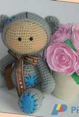 Lyudmila Zhuravleva - Bobble Head Dressed Teddy Bear - Russian - Free