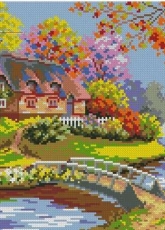 Hafty Polskie 7040- Domek nad rzeką (House by the River)