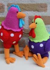 Stip en Haak - Herriët van de Wiel - Chicken Katrien - Translated - Russian