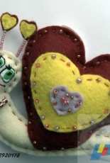 Sweetie snail from felt