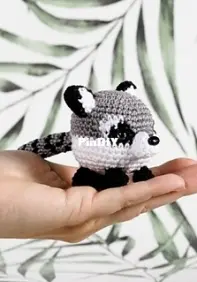 AmiFan - Yvette Riedstra - Wally the raccoon - English, German and Dutch - Free