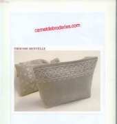 Carnet de Broderies - Trousse Dentelle