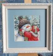 Dimensions A kiss for snowman
