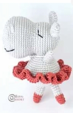 Elisas Crochet - Elisa Sartori - Irina the Hippo Ballerina  - Free