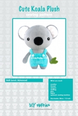 DIY Fluffies - Cute Koala Plush Sewing Pattern
