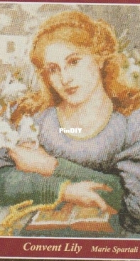 DMC PC31 The Ultimate Cross Stitch Collection Pre-Raphaelites - Convent Lily by Marie Spartali Stillman