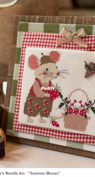 Annabella's Needleart Summer Mouse
