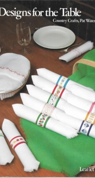 Country Crafts - Leaflet 16 - Designs for the Table by Pat Waters