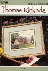 Leisure Arts 3057 Book 3 - Spring at Stonegate by Thomas Kinkade