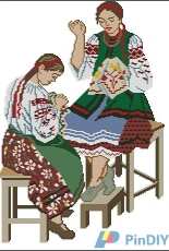 Rachel UE-103 Embroidering Women by Lubas /Рахиль