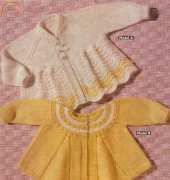 SIRDAR 323X - Matinee Coats Size Birth to 3 months