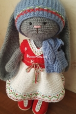 Polushka Bunny winter girl