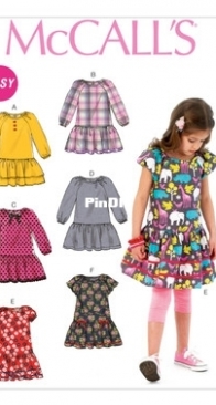 McCalls M6982 - Girls Dress - English and Spanish