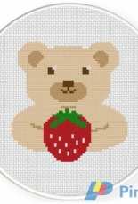 Daily Cross Stitch - Berry Bear