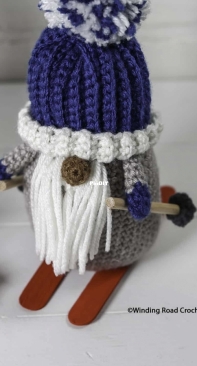 Winding Road Crochet - Lindsey Dale - Skiing Gnome - Free