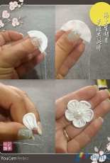 Tutorial Make Fabric flowers easy