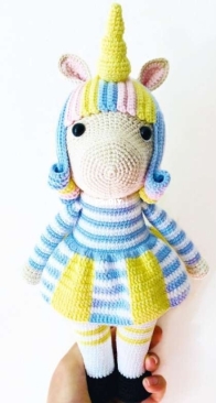 Fluffy Tummy - Oxana Tim - Luna The Unicorn