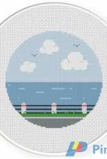Daily Cross Stitch - Sea View