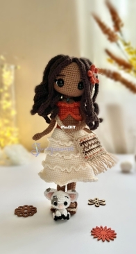 Samigurumis - Lilian Neyra Dávila - Modern Moana - English or Spanish