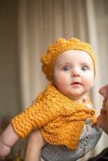 wee Liesl Cardigan and Beret Set by Ysolda Teague