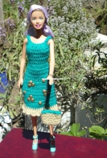 Maguinda Bolsón - Eloisa dress and bag set for dolls