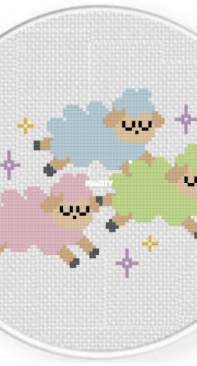 Daily Cross Stitch . Dream Sheep - FREE