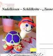 Martina Gottwald (Häkeltini) - Nadelkissen – Schildkröte - „Tusnelda“ - German