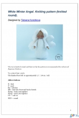Deniza Toys Joys-White Winter Angel by Tatyana Korobkova