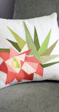 Quilt All The Things - Melissa Mason - Terra Pillow Pattern - 18" throw pillow