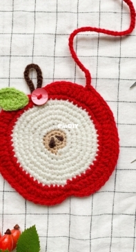 Frau Apfelkern - Mrs Apfelkern - Tanja Berlin - Sweet apple bag  - Zuckersuesse Apfeltasche  - German - Free