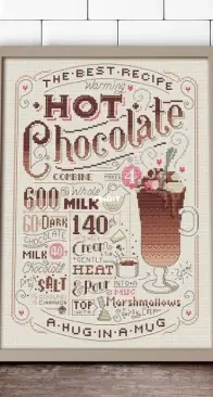 Stitchrovia - Hot Chocolate Recipe by Emma Congdon PCS + XSD