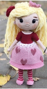 Polly Toys Crochet - Dasha Lobacheva - Rose the fairy