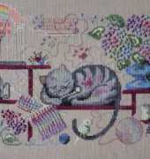 Filigram A56 - knitting Cat