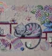 Filigram A56 - knitting Cat