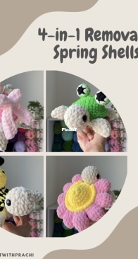 Crochet with Prachi - Prachi Patel - 4 jn 1 Removable Spring Shells