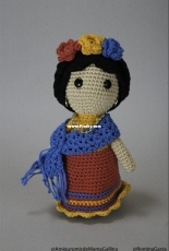Amigurumis de la Casa de los Tejidos de Mamá Gallina - Romina Garza - Mini Frida - Spanish