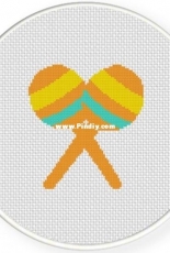Daily Cross Stitch - Maracas