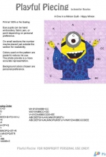 Playful Piecing-A One in a Minion Quilt Hippy Minion by Jennifer Rowles-Free