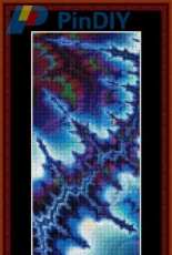 Cross Stitch Collectibles Fractal 236 Bookmark - FR-236