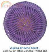 ZigZag Brioche Beret by Nancy Marchant-The Brioche Stitch -Free