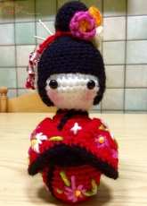 Red kokeshi
