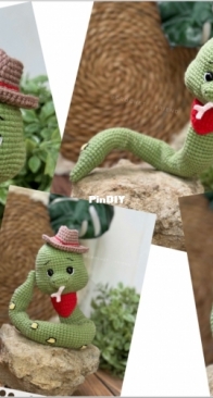 CrochetFriendToy - Anastasia Smolyakova - Анастасия Смолякова - Mini Snake - Мини змея - Russian - Free