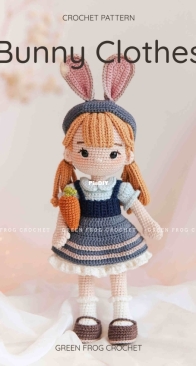 Green Frog Crochet - Thuy Anh - Bunny Clothes